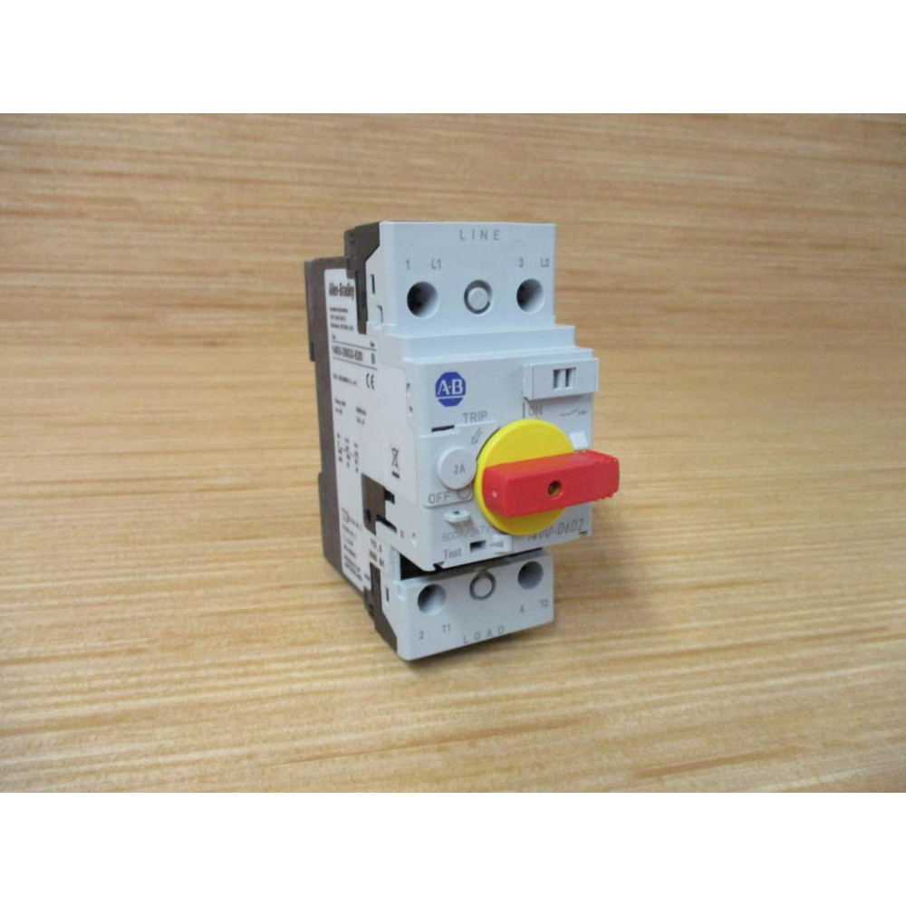 Allen Bradley 140U-D6D2-B20 Circuit Breaker 2 AMP - Used