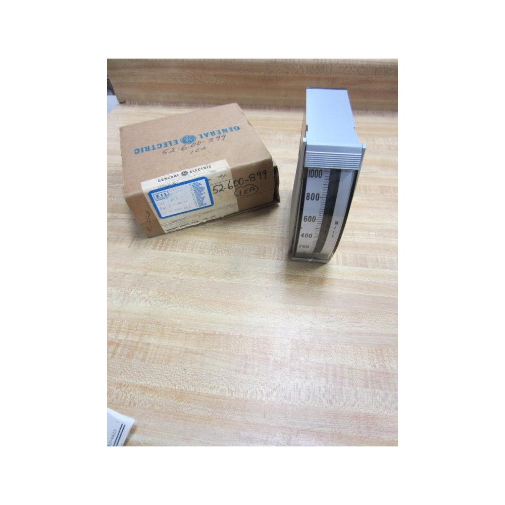 GE General Electric 50-180123E0ZZ1 Edgewise Instrument 52-600-899