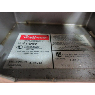 Hoffman E-1PBG55 Enclosure E1PBG55 - Used