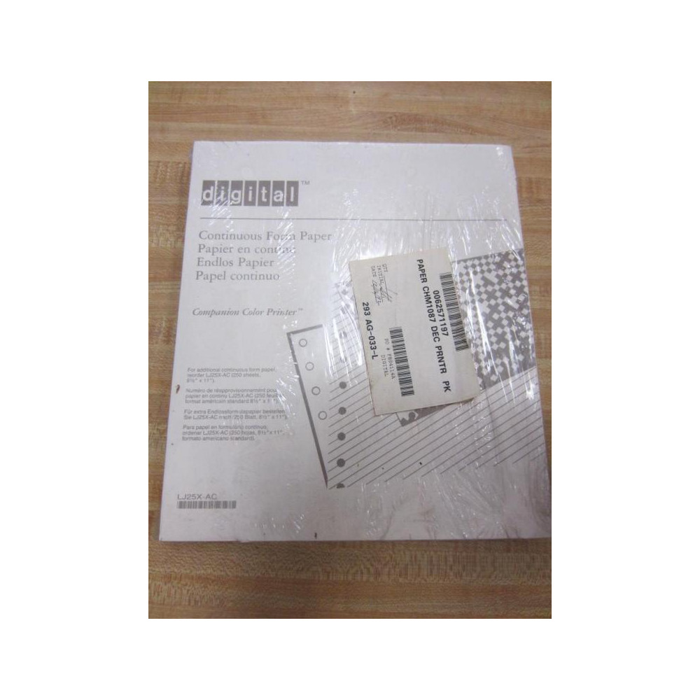 Digital LJ25X-AC Continuous Form Paper LJ25XAC