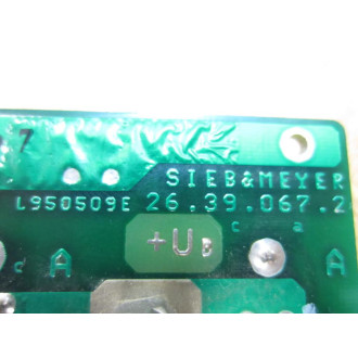 Sieb & Meyer 26.39.067.2 Circuit Board 26390672