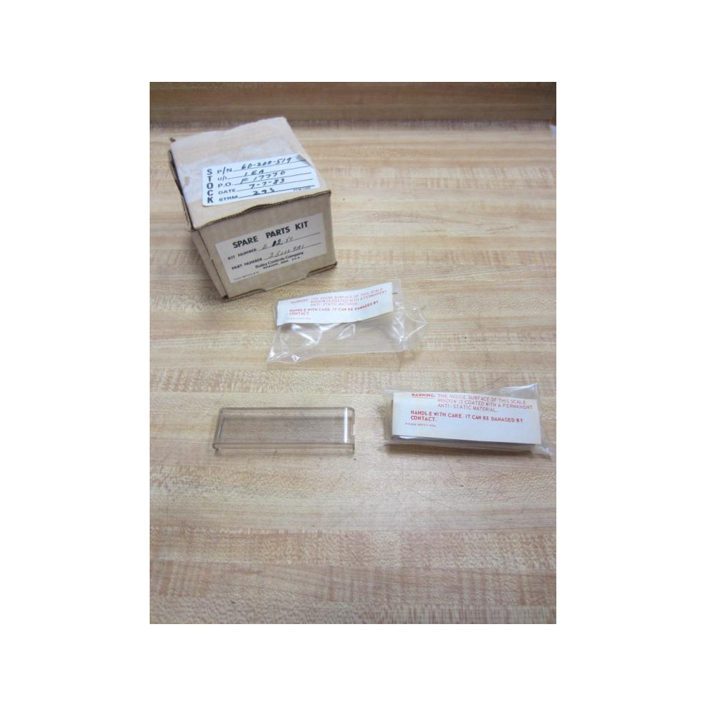 Bailey Controls 25009A1 Clear Display Lens 60-200-519