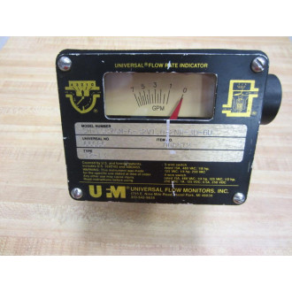 Universal Flow Monitors SH-ISB7GM-6-32V1.0-2NR-3D-6U Indicator - New No Box