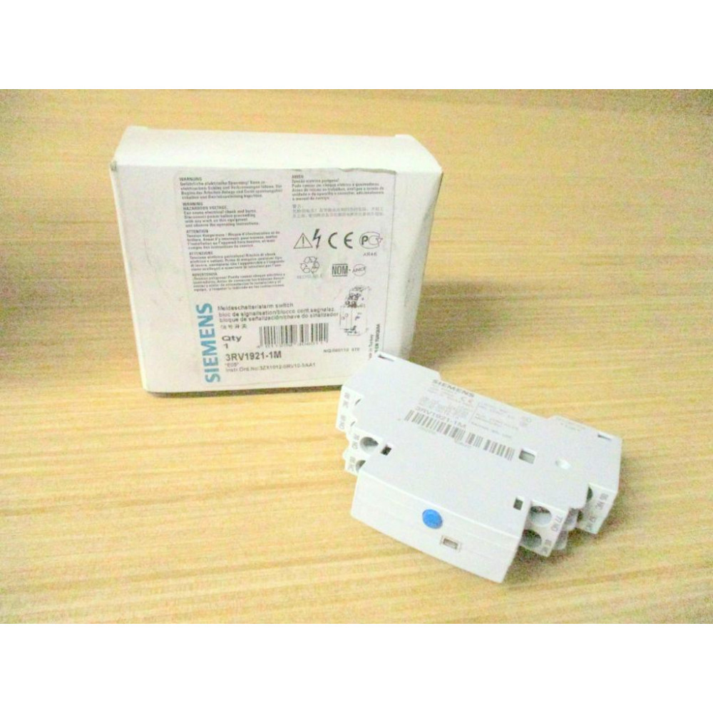 Siemens 3RV1921-1M Alarm Switch 3RV19211M