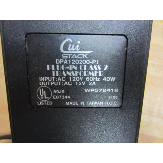 CUI Stack DPA120200-P1 Power Transformer DPA120200P1 Cracked - Used