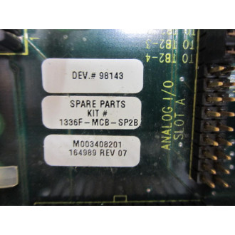 Allen Bradley 1336F-MCB-SP2B Circuit Board - Used