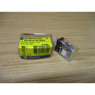 Square D 8501RSD41M1P14V53 Miniature GP Relay Ser. B