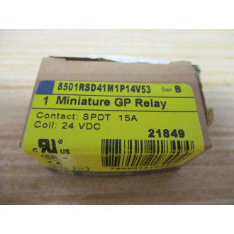 Square D 8501RSD41M1P14V53 Miniature GP Relay Ser. B