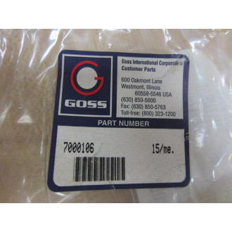Goss 7000106 Natural Nylon Tubing 15 Meters PA0006015C - New No Box