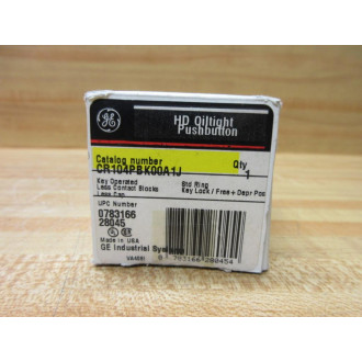 General Electric CR104PBK00A1J GE Push Button WOFF Legend Plate