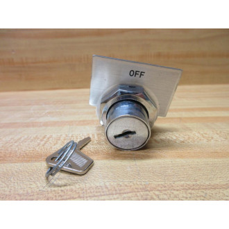General Electric CR104PBK00A1J GE Push Button WOFF Legend Plate