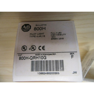 Allen Bradley 800H-QRH10G Pilot Light