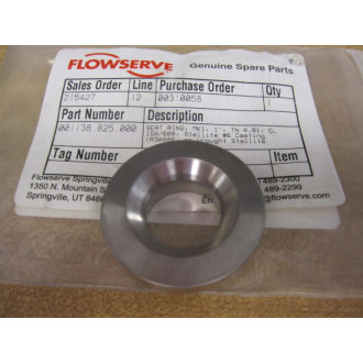 Flowserve 001138-825-000 Seat Ring 001138825000