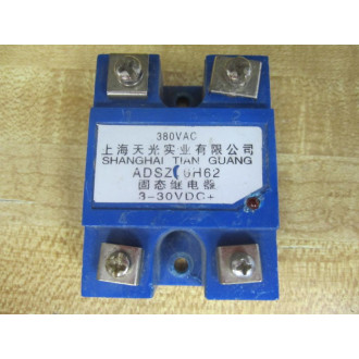 Shanghai Tian Guang ADSZ-0H62 Solid State Relay ADSZ0H62 - Used