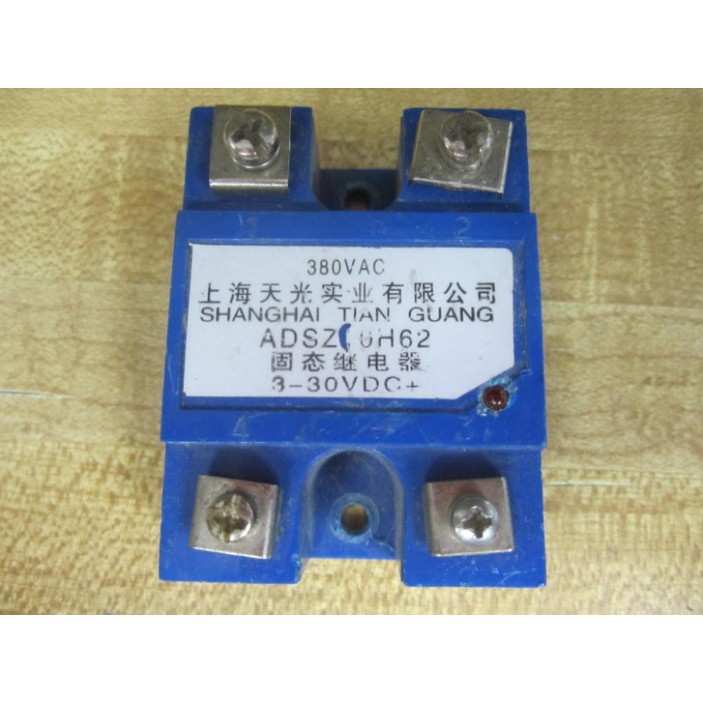 Shanghai Tian Guang ADSZ-0H62 Solid State Relay ADSZ0H62 - Used