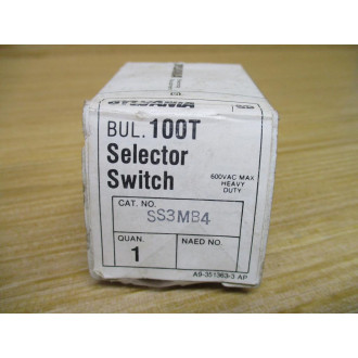 Joslyn Clark 100T-SS3MB4 Sylvania Selector Switch 100TSS3MB4