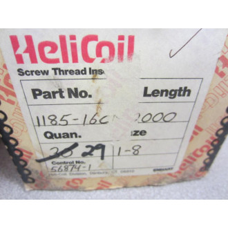 HeliCoil 1185-160N2000 Insert (Pack of 29) - New No Box