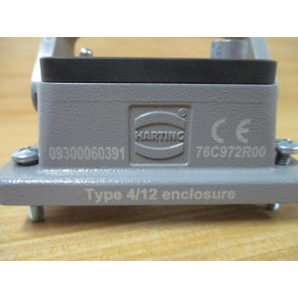 Harting 09300060391 Bulkhead Housing Mounted - New No Box
