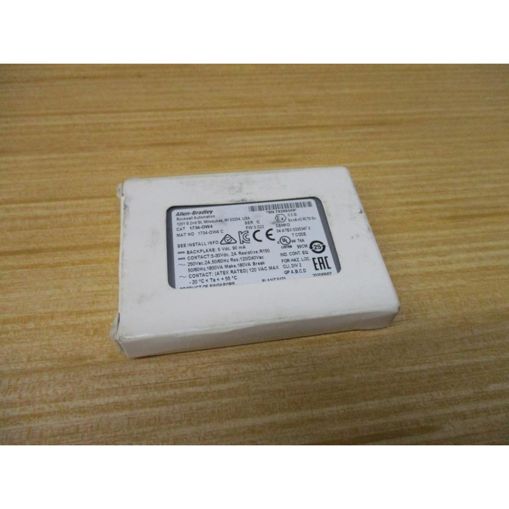 Allen Bradley 1734-OW4 Module 96430877 1734-0W4