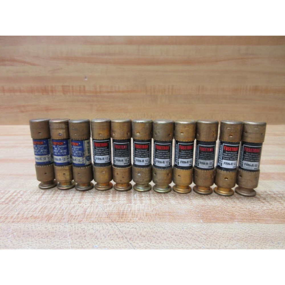 Buss FRN-R-12 Bussmann Fuse Cross ref 1A694 (Pack of 11) - New No Box