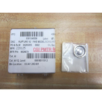 Fike SCRD-V ST Rupture Disc 12 ZZ8125