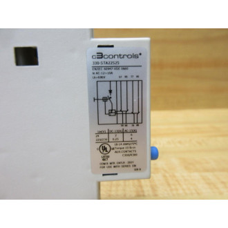 C3 Controls 330-STA22S25 Auxiliary Contact 330STA22S25 - New No Box