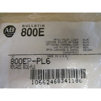 Allen Bradley 800EP-PL6 Pilot Light 800EPPL6