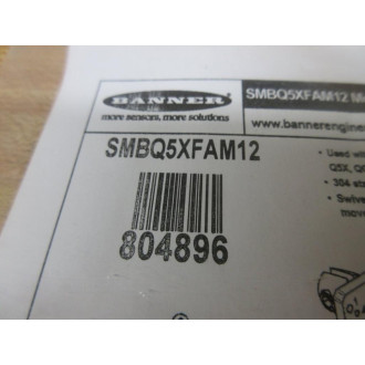 Banner SMBQ5XFAM12 Mounting Bracket 804896