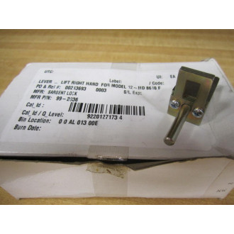Sargent Lock 99-2036 Lever 992036