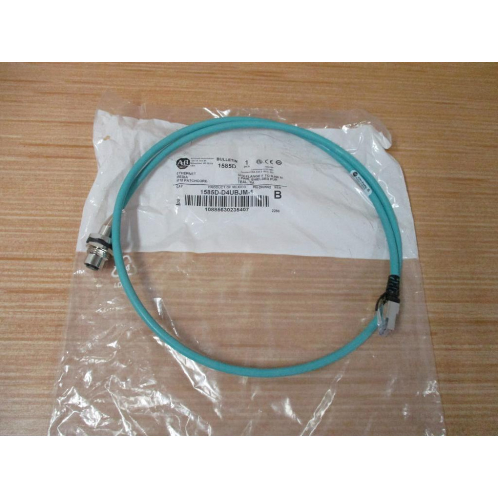 Allen Bradley 1585D-D4UBJM-1 Ethernet Media Patchcord 282502