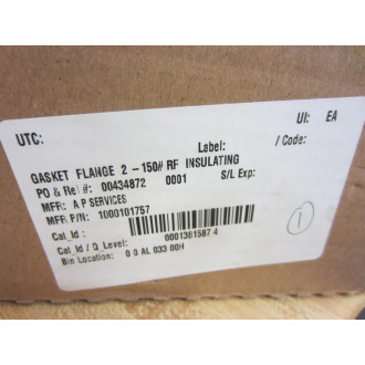 A & P Services 1000101757 Gasket Flange Insulating