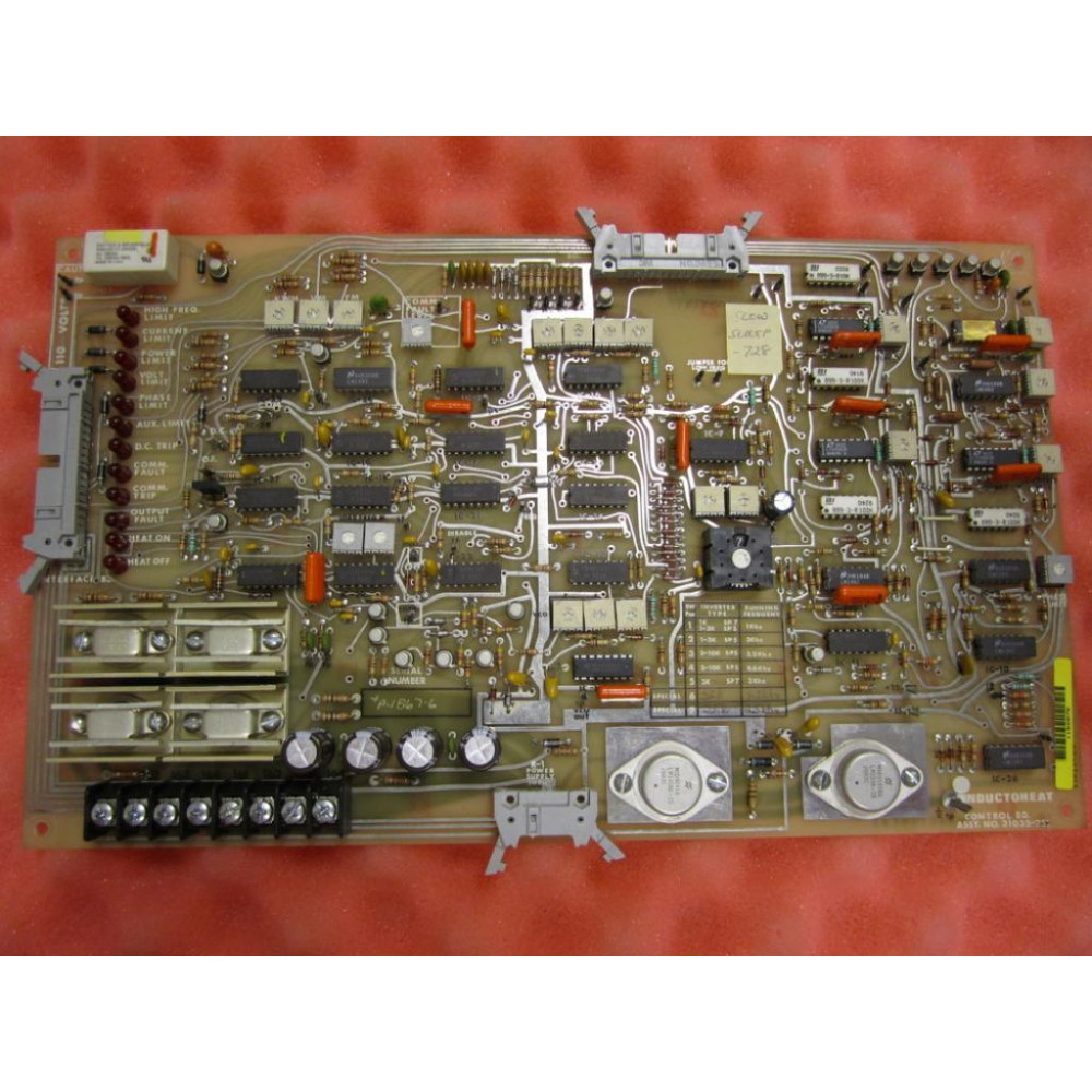Inductoheat 31035-251 Control Board 31035251 . - Used