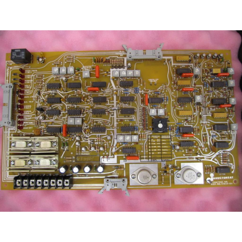 Inductoheat 31035-251 Control Board 31035251 - Used