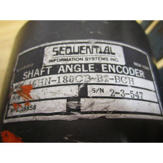 Sequential 40HN-180CB-B2-BCH Shaft Angle Encoder 40HN180CBB2BCH WOPulley - Used