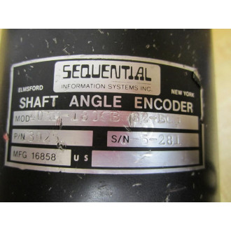 Sequential 40HN-180CB-B2-BCH Shaft Angle Encoder 40HN180CBB2BCH WPulley - Used