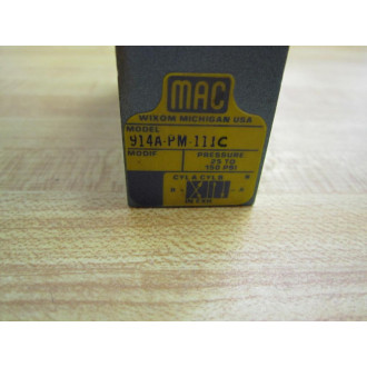 Mac Valves 914A-PM-111C Solenoid Valve 914APM111C - New No Box