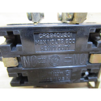 General Electric CR2940UA403C Push Button Unit Red Button