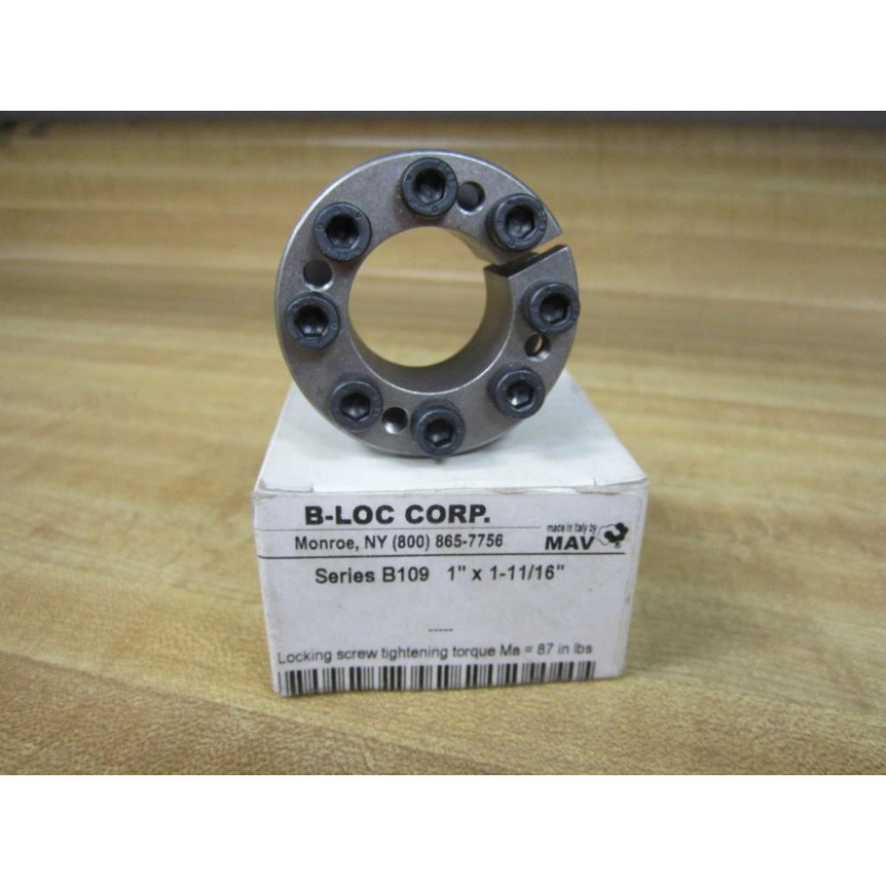 B-Loc B109-1x1-1116 Tightening Torque B1091x11116