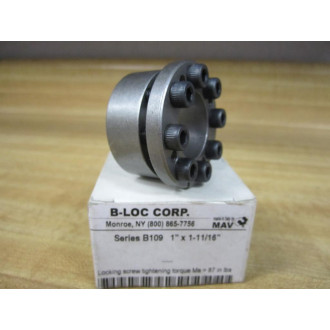 B-Loc B109-1x1-1116 Tightening Torque B1091x11116