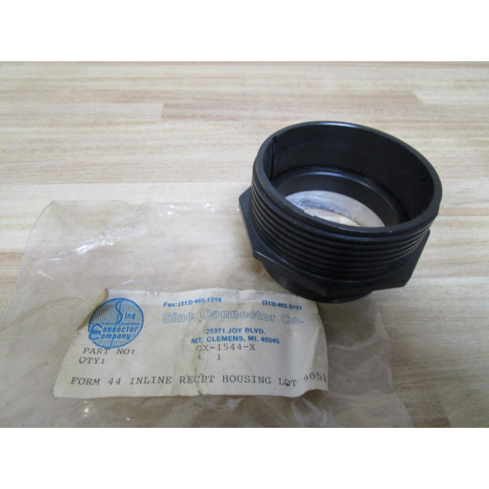 Sine CX-1544-X Receptacle Housing CX1544X WO Pins