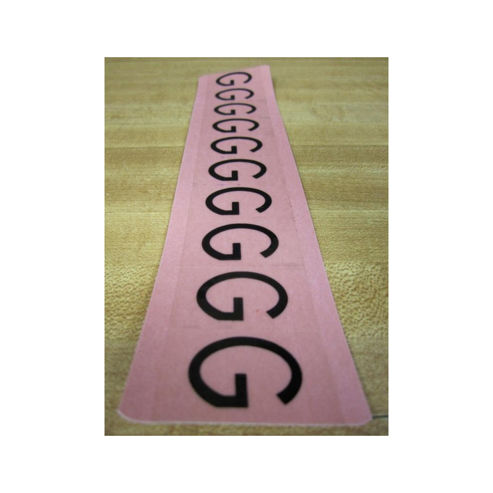 Stranco AMI-150BC Instant Sign AMI150BC "G" (Pack of 5) - New No Box
