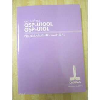 Okuma OSP-U100L Manual OSPU100L (2nd Edition) - Used