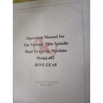 Kasper 402 Electrical Manual - Used