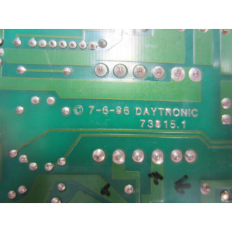 Daytronic 73815.1 Circuit Board 738151 - Used