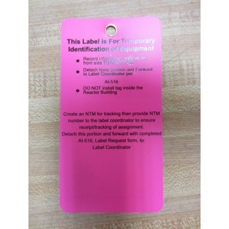 Electromark 9220195828 Equipment Identification Tag (Pack of 25)