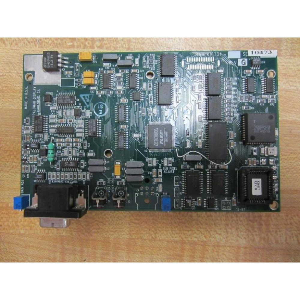 Palomar PWA K16731 Display Board K16731-99 Rev G - Used