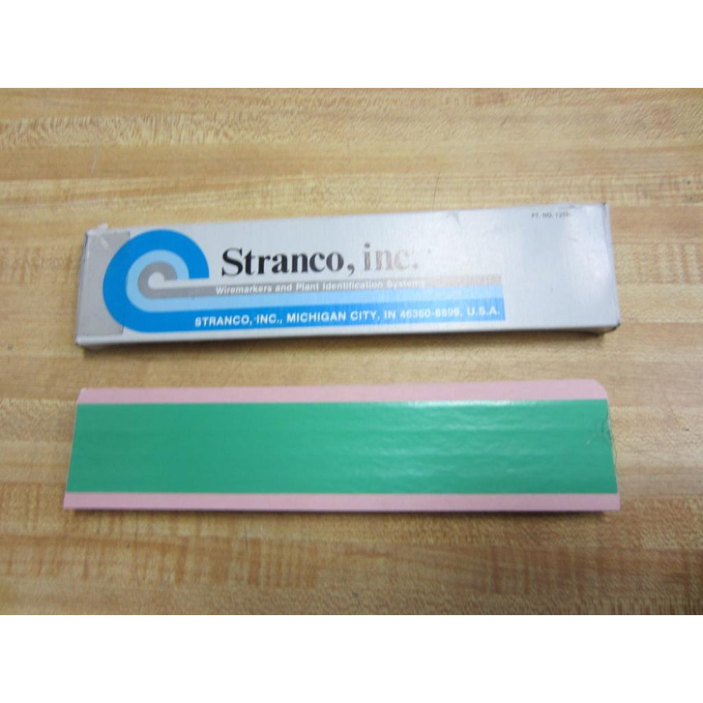 Stranco 12586 Label AL-013-F Green (Pack of 25)