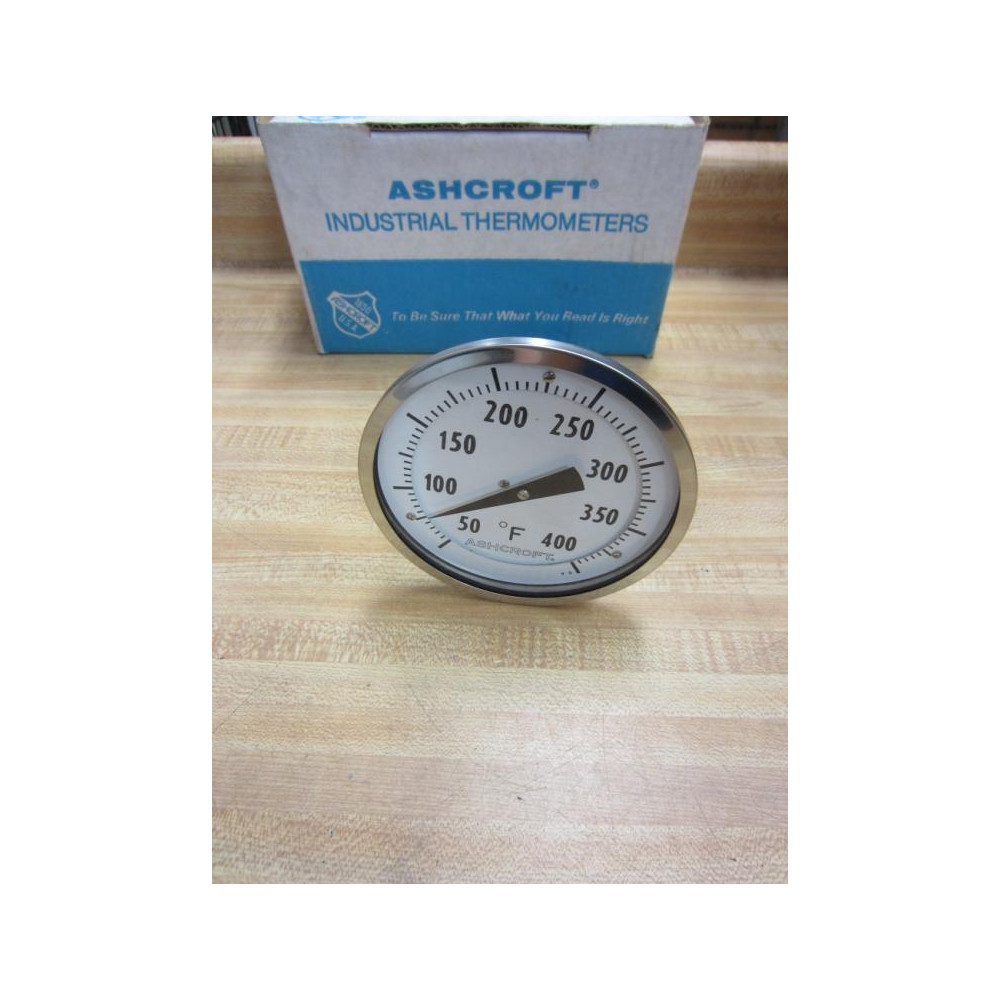 Ashcroft 7NA44286018 Thermometer 50-400 F Diameter 5"