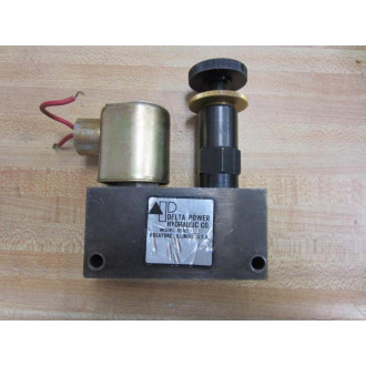 Delta Power 8500654 Solenoid Valve Bad Coil - Used