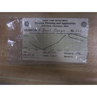 General Electric 123 Dual Range Footcandles Light Meter